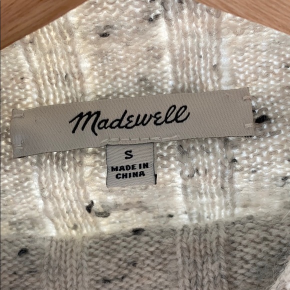 Madewell Donegal Evercrest sweater, size small - Picture 2 of 5